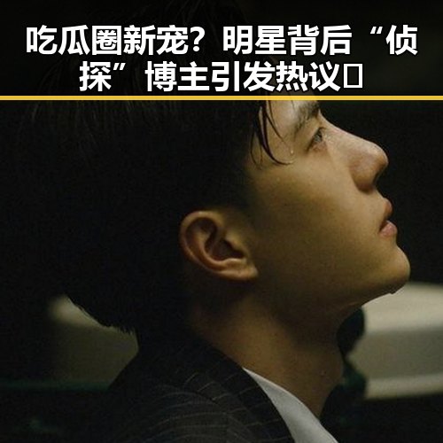 吃瓜圈新宠？明星背后“侦探”博主引发热议🤔